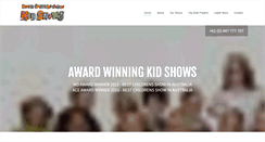 Desktop Screenshot of kidshows.com.au